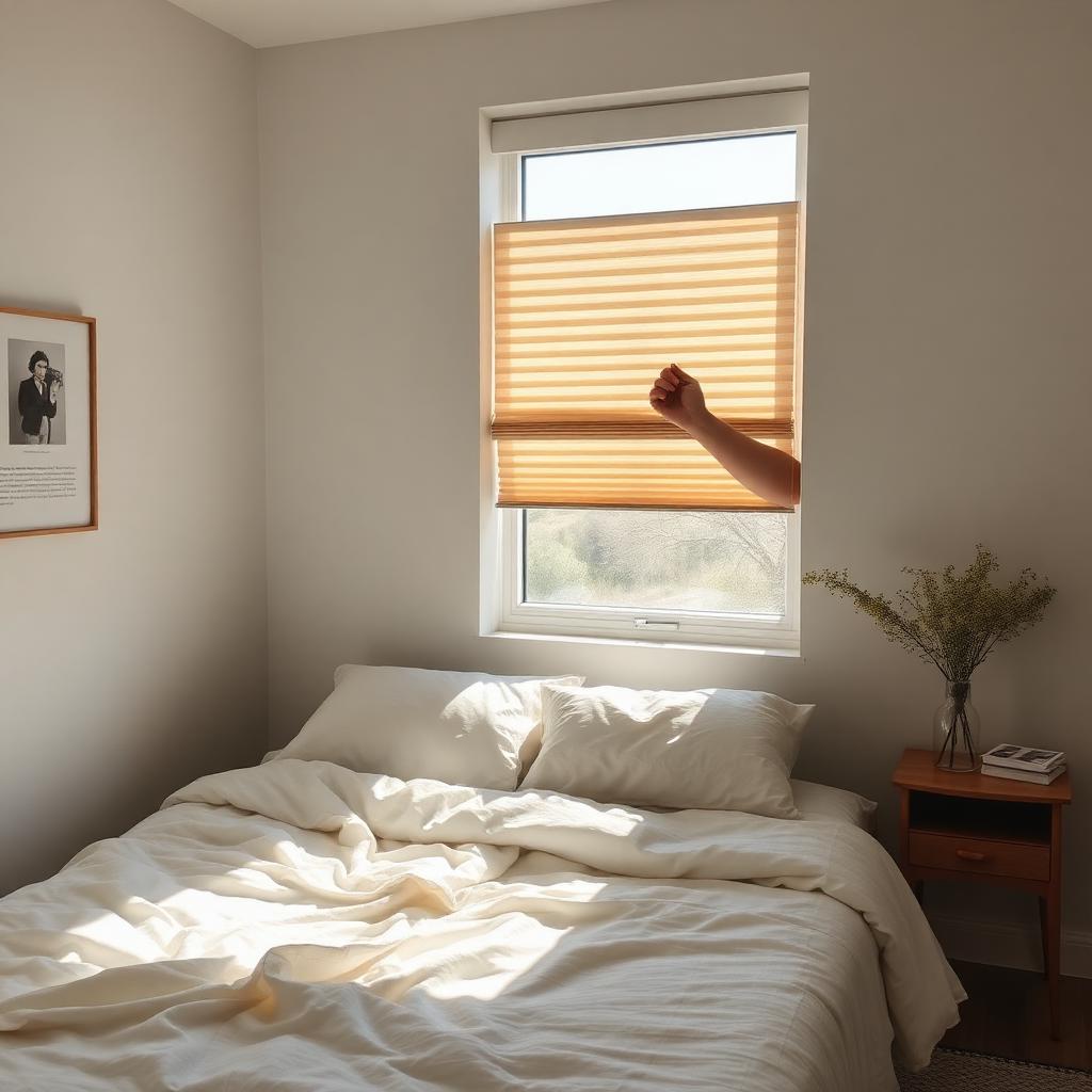 Simple morning routine for beginners A calm minimalist morning setup with journal, coffee, and plant by a bright window โ a simple morning routine for beginners